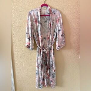 World Market Silky Satin Kimono Robe  One Size